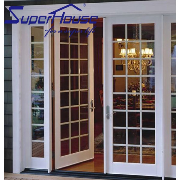 Modern Luxury Aluminum Frame Entry Swing Door Hurricane Impact Resistant Energy Star Double Glazed Glass for Coastal Villa