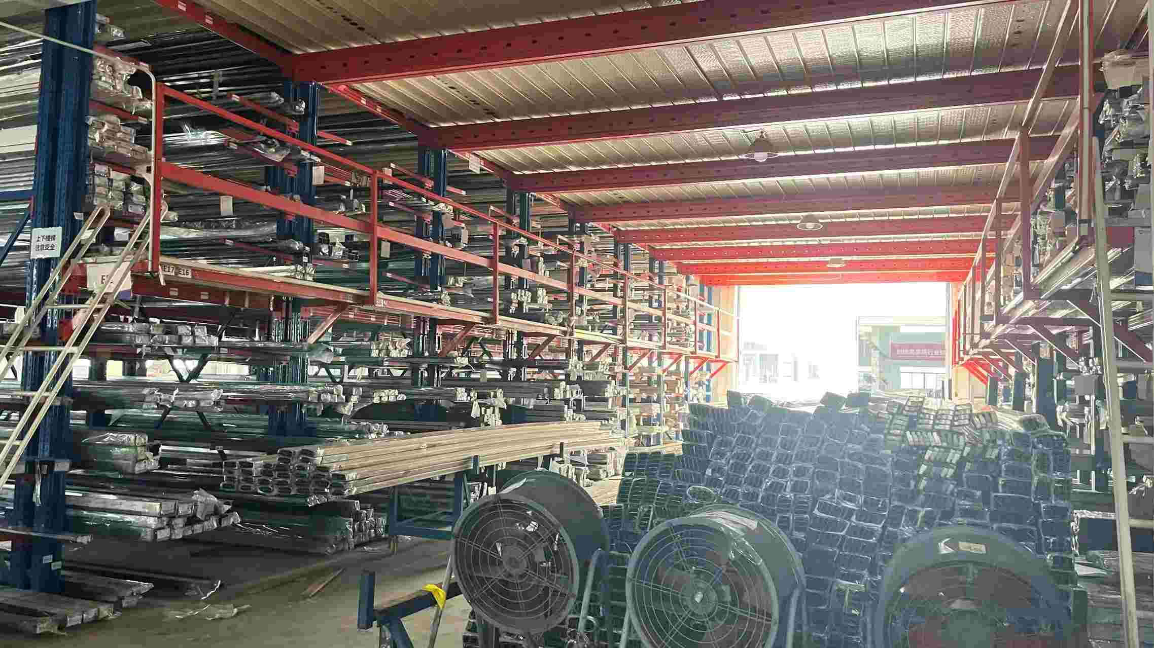 Raw Materials Inspection and Cold-Rolled Steel Core Stocking