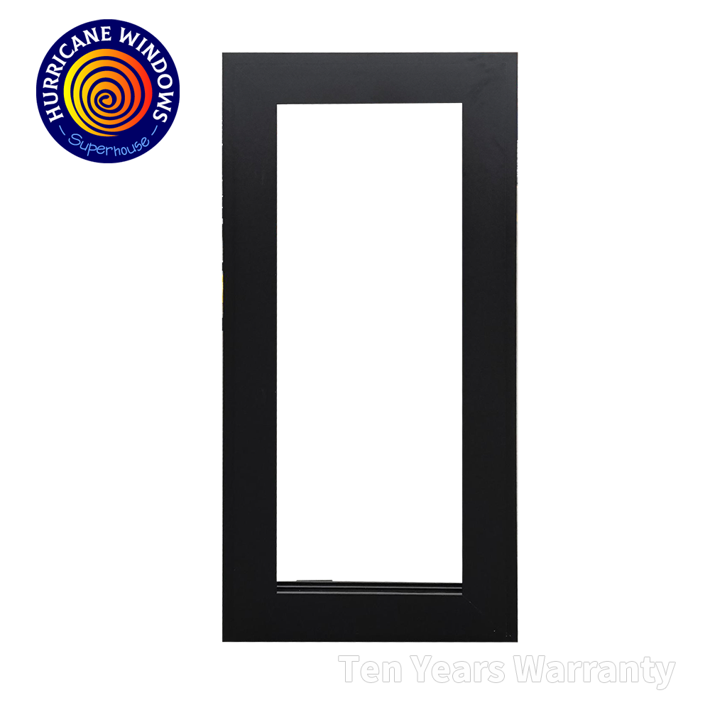 Weather Insulated Manual Swing Casement Windows Modern Soundproof Hand Crank Aluminum Windows for Coastal Residential Homes