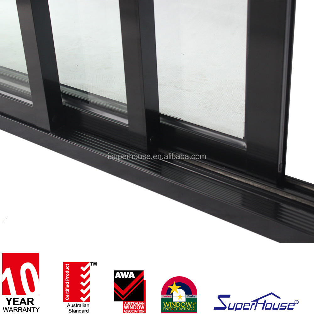 NFRC Aluminum Stacking DoorCalifornia Title24 Energy Saving Double Tempered Glass Safety Explosion-Proof for Balcony Entry