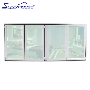 Modern Design Thermal Break Hurricane Impact Resistant Folding Window