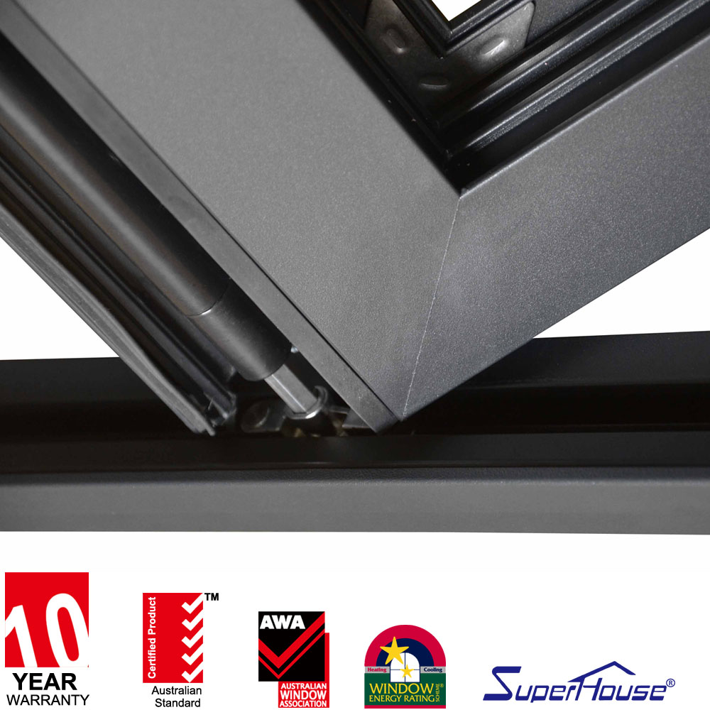 Aluminum Casement Window Tempered Glass Window for Apartment and Hotel Aluminium Windows Frame Folding Window