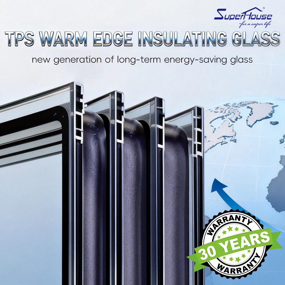 For Modern Mosquito Net Window with Swing Design Fiberglass Mesh Magnetic Screen NFRC Certified Aluminium Glass Window