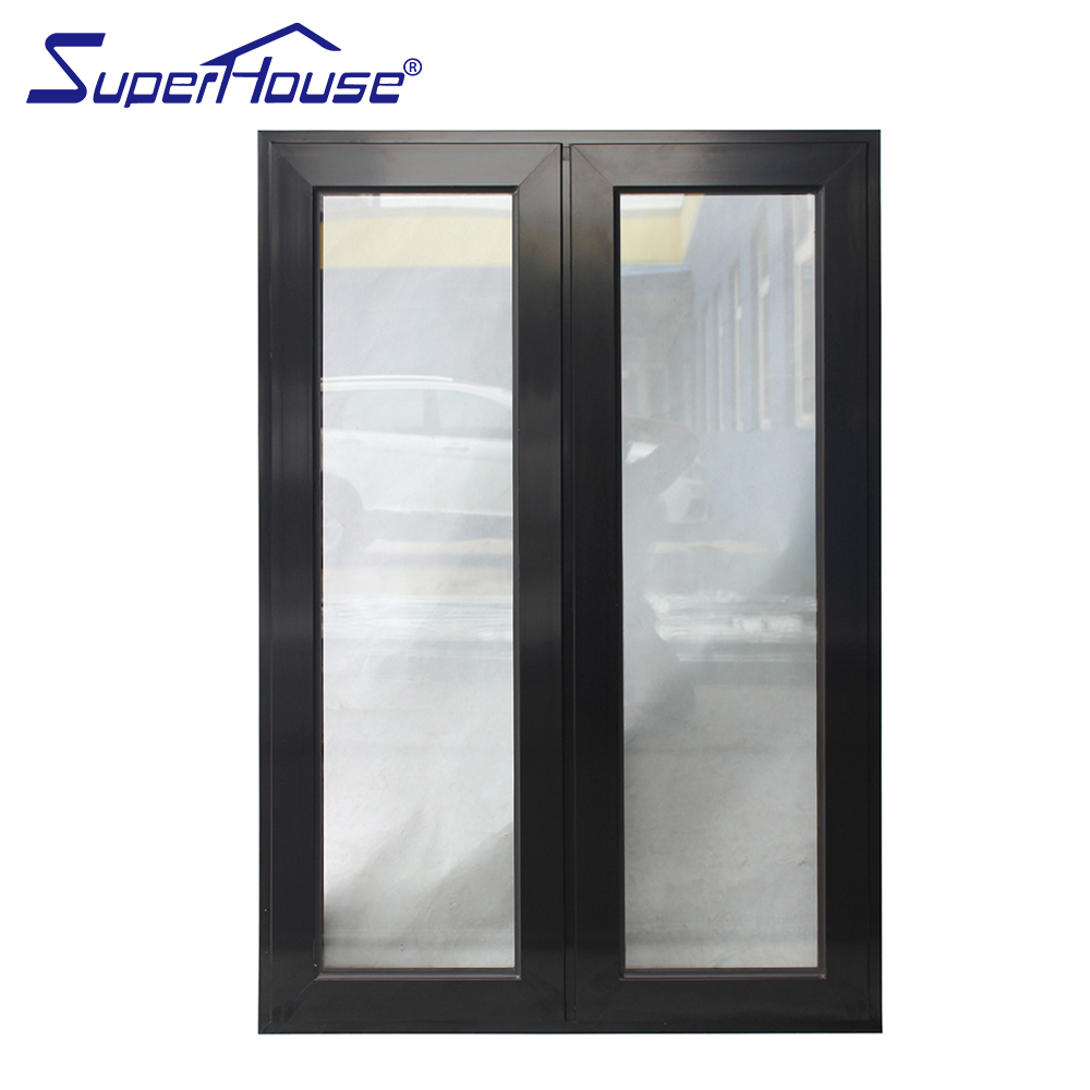 Modern Design Thermal Break Soundproof Swing Open Style Apartment Kitchen Bedroom Aluminum Casement Window