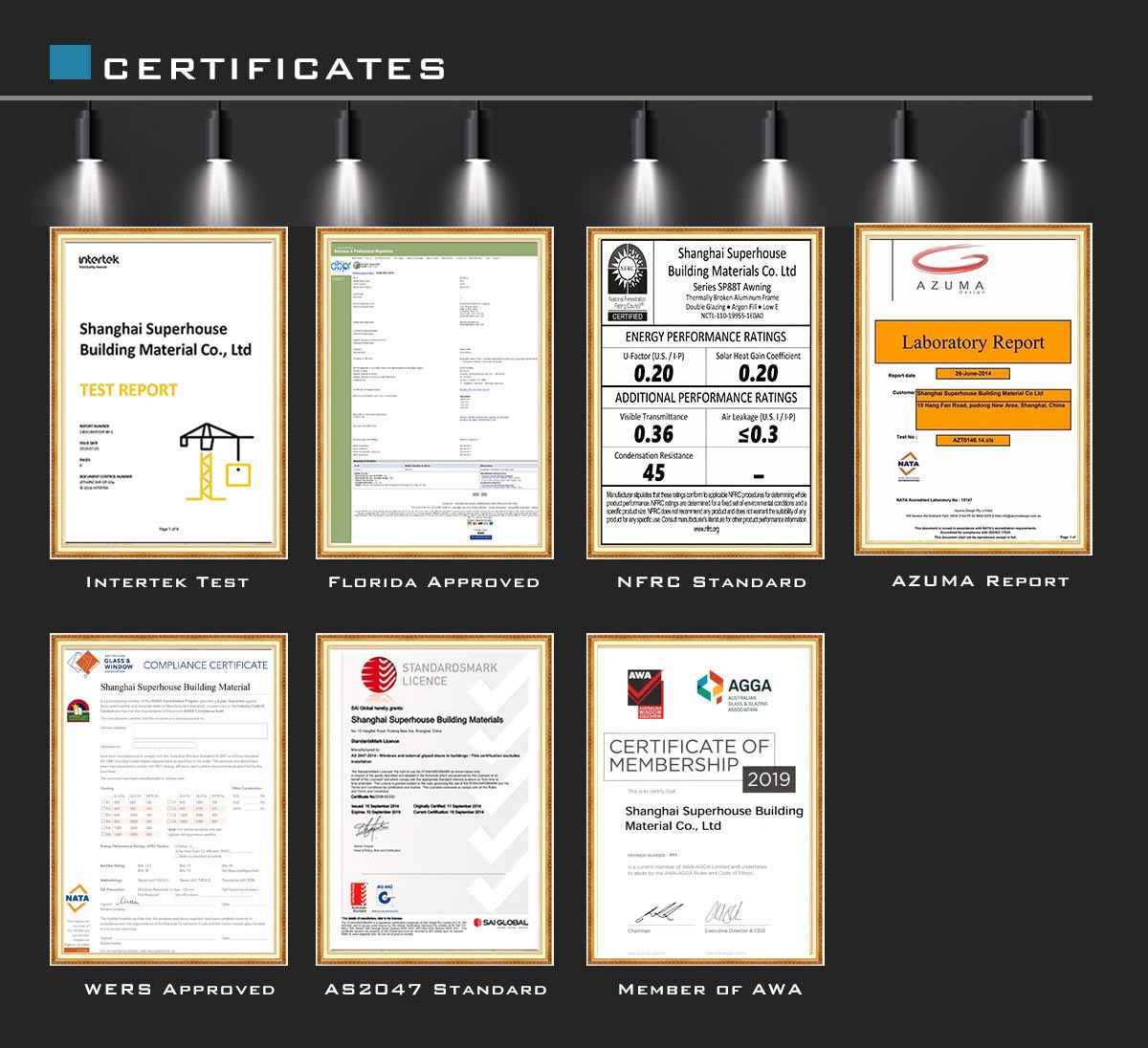 Window Certifications
