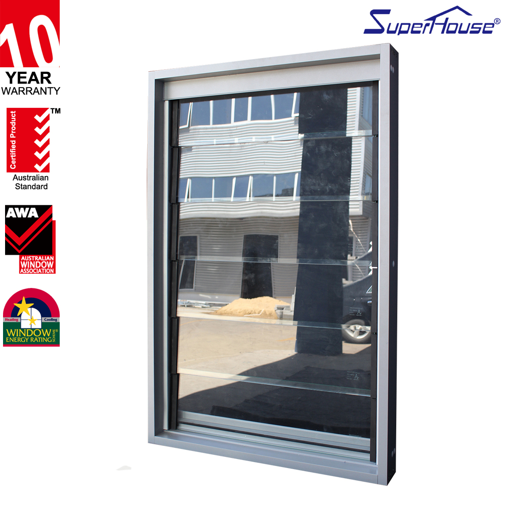 AS2047 Certified Aluminum Louver Window, China Direct Factory with 20 Years Window and Door Production Experience