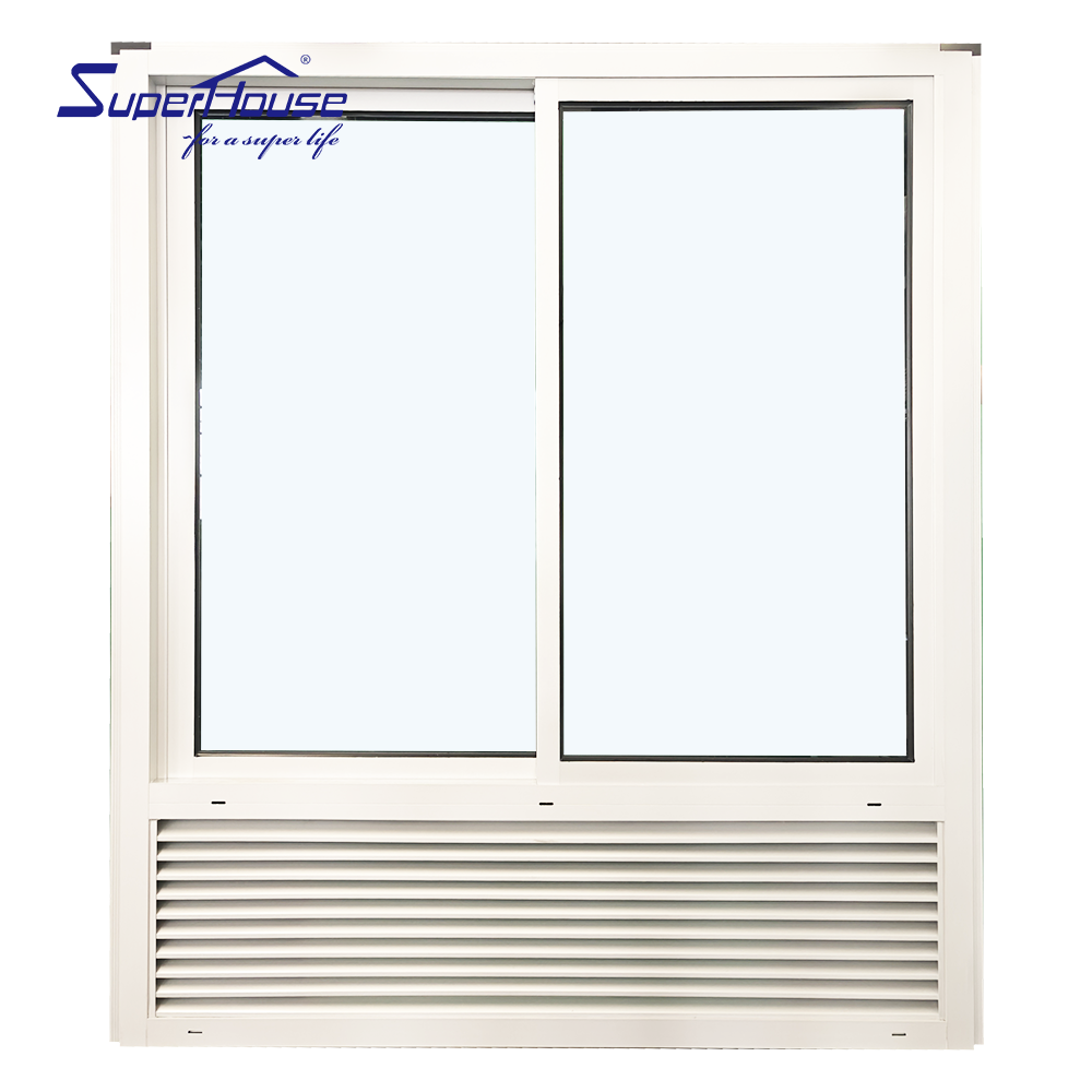 Factory directly offer USA Holiday Inn Hotel system window with PTAC louver & Nail Fin installation Double tempered low e glass