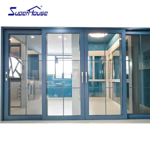 Superhouse USA Standard Big Size Huge Door Slide System Sliding Glass Door for Business