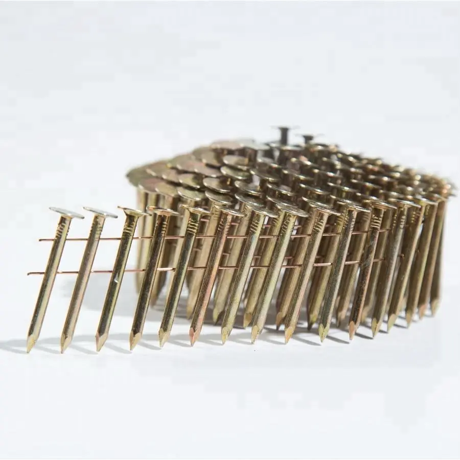 Wholesale Each nail is precise and accurate 15 degree frame coil nail with copper plated welding wire suitable for wood and furniture Suppliers, Factories