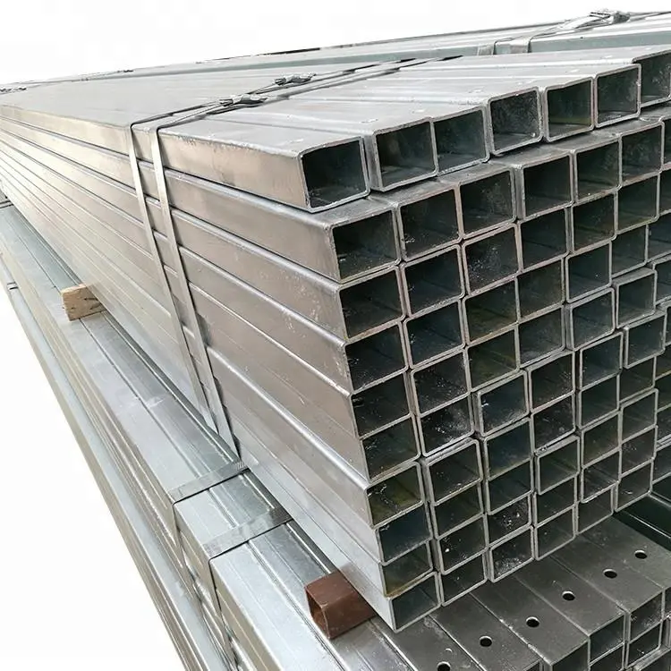 High-Quality 40x40 Tube Shs Hot Dip 200*100 Rectangle Galvanized Square Steel Pipe Factory, Factories