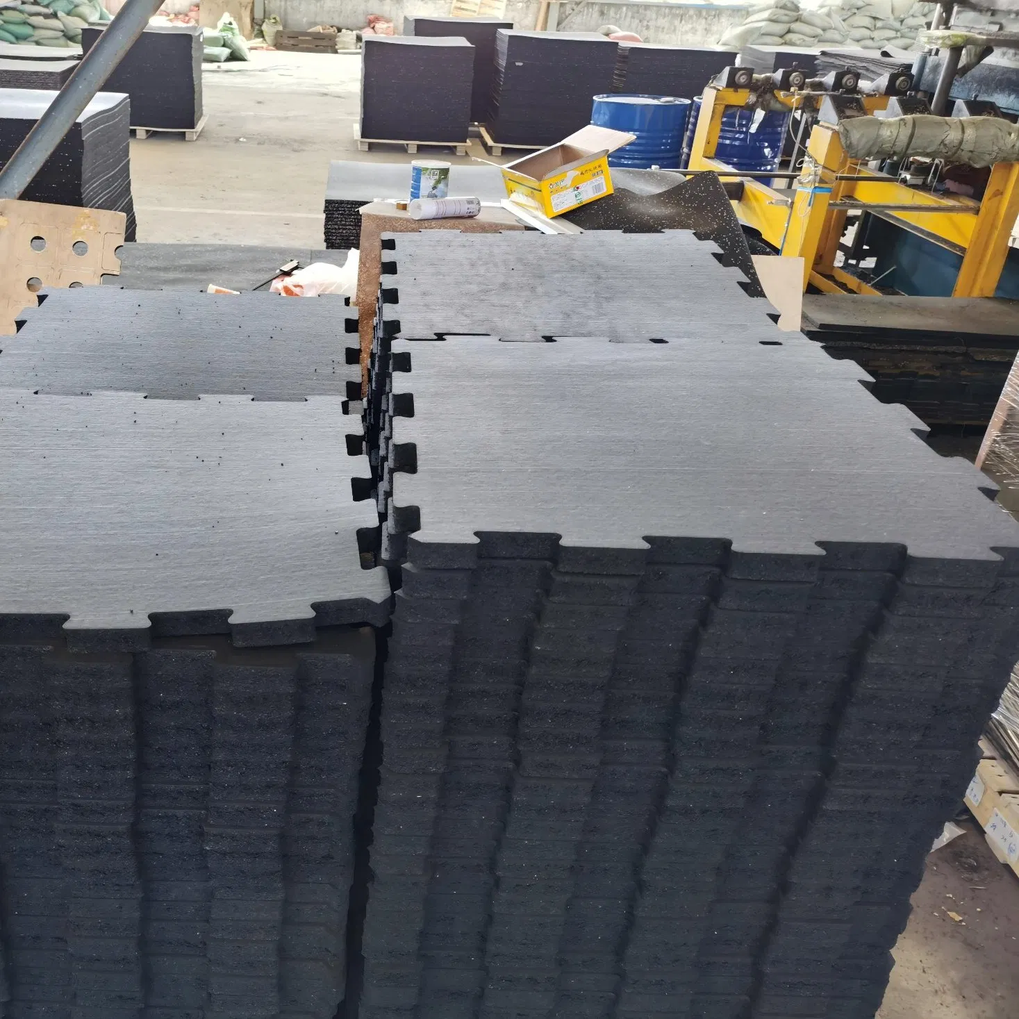 Zico Factory Crossfit All Fine Particles Interlock Gym Rubber EPDM Mat