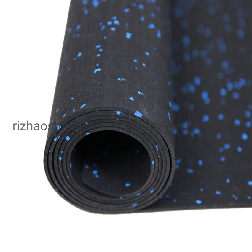 Eco-Friendly Rubber Roll Puzzle Flooring Covering Floor Gymnastic Mats EPDM SBR Fitness Anti-Slip Wear-Resisting Durable Anti-Static Gym Rubber Flooring Rolls