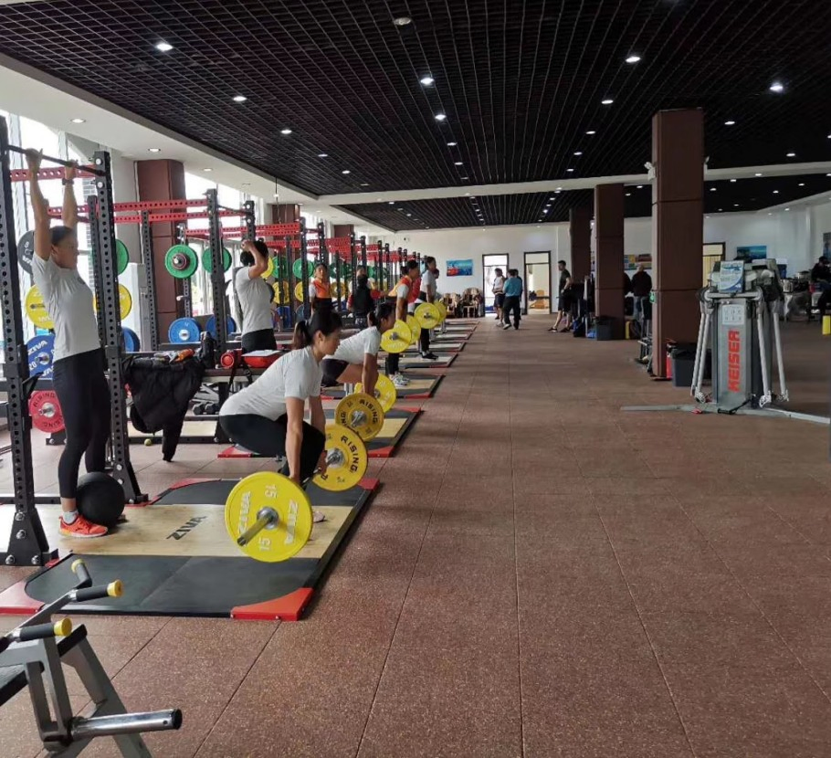 High Elastic Indoor Rubber Mats for Fitness