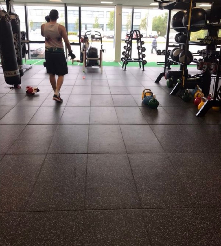 High Elastic Indoor Rubber Mats for Fitness