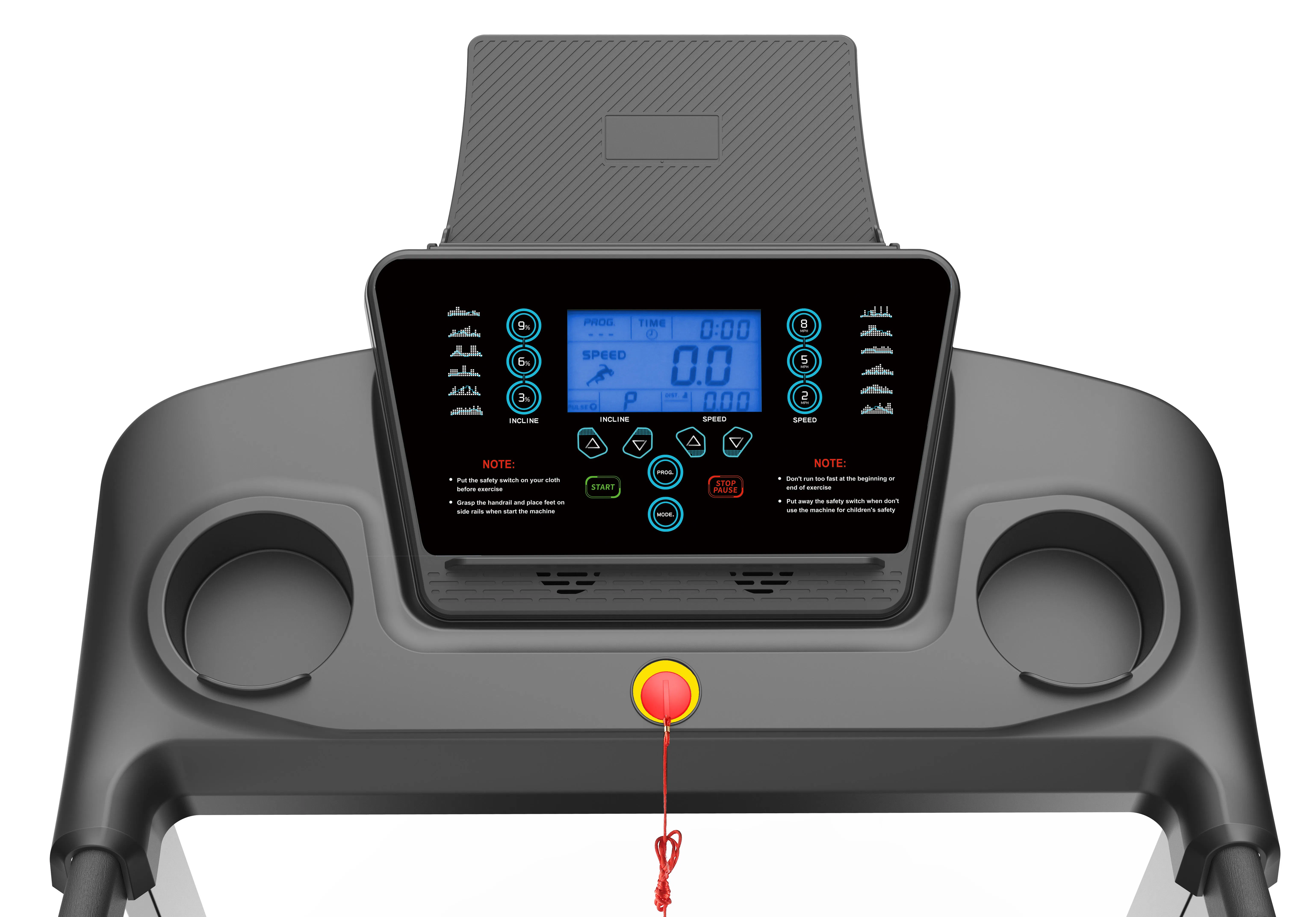 Home Foldable Incline Treadmill for Indoor Fitness Studio Electric Treadmills