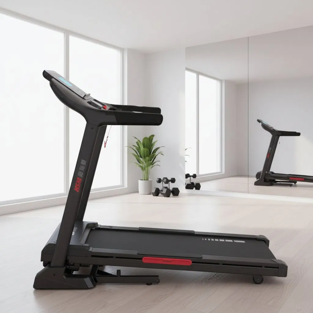 Hsm Customized Home Fitness Equipment LCD Screen Silent Running Machine Treadmill