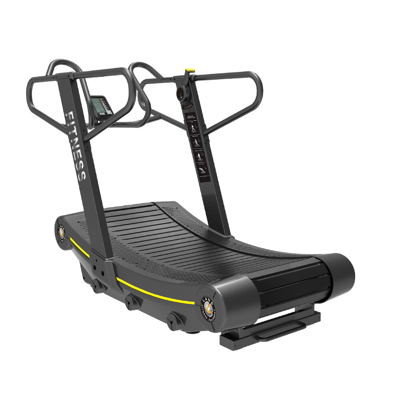 2025 High Quality Curved Non-Motorized Treadmill Commercial Grade Gym Fitness Training Wholesale