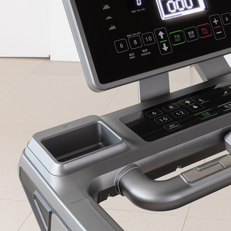 Commercial Gym Electric Treadmill Motorized with Heart Rate Monitor and Bluetooth Connectivity