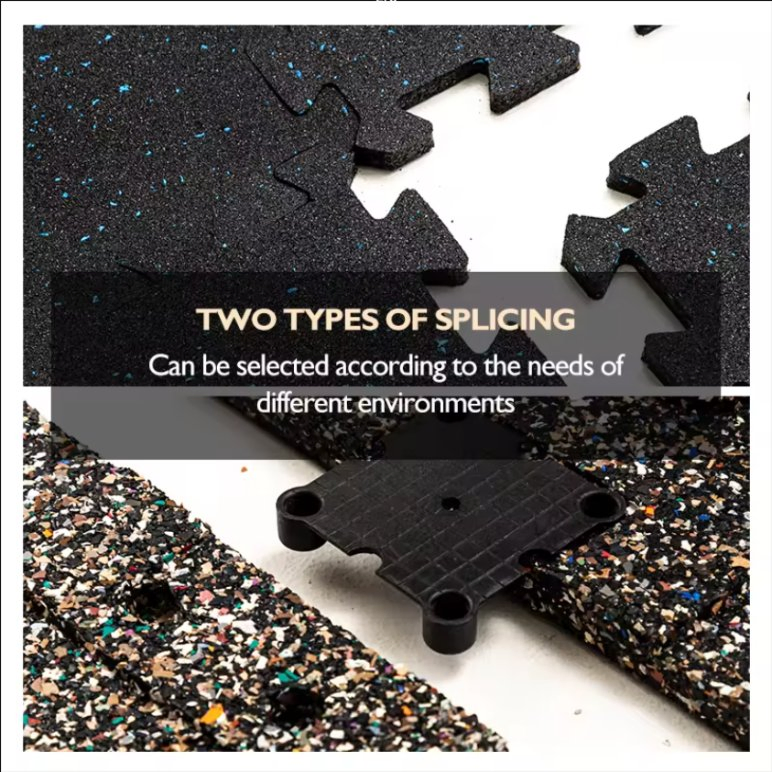 High Efficiency Soundproof Black Anti-Static Gym Rubber Floor Mat