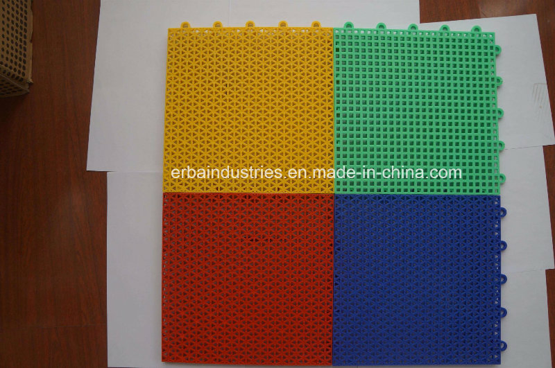 Anti-Static PP Modular Floor Mat for Playground/Gym/Sports Court