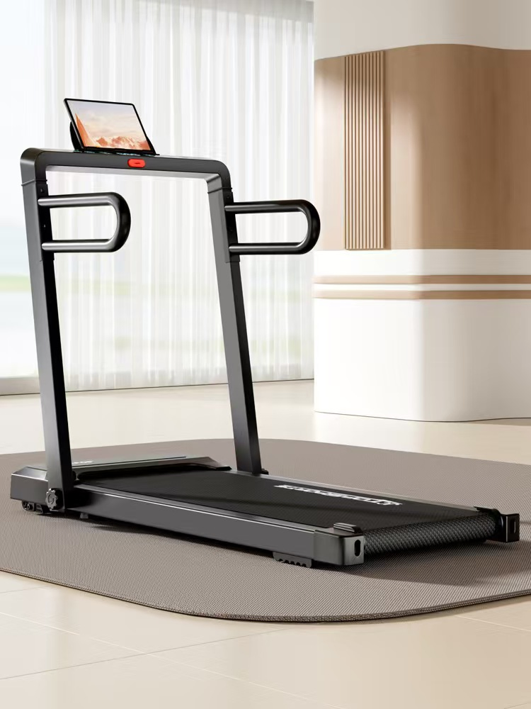 Electric Folding Treadmill Exercise Machine - Smart Compact Digital Fitness Treadmill Workout Trainer W/Bluetooth APP Sync, Manual Incline Adjustment, for Walk