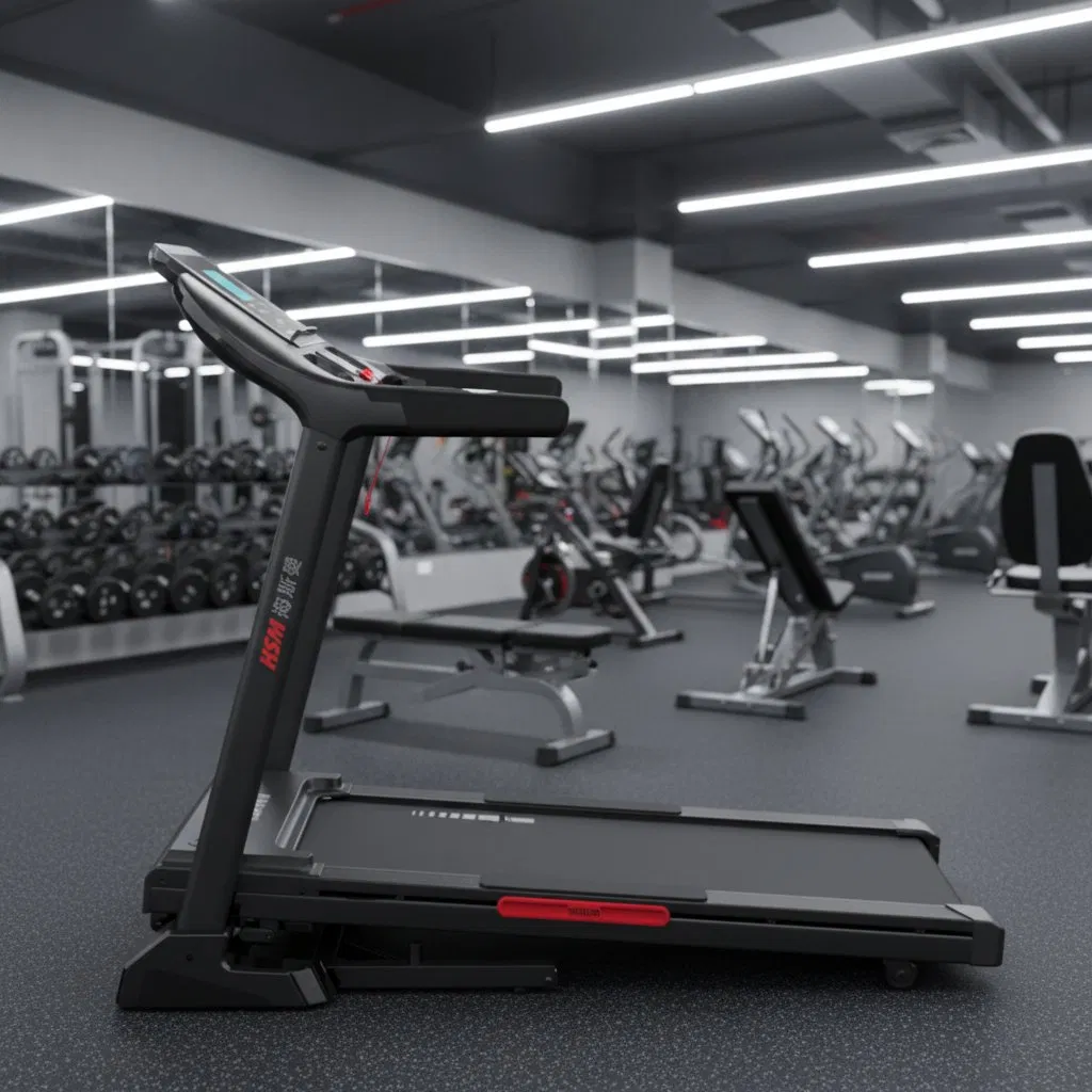 Hsm Customized Home Fitness Equipment LCD Screen Silent Running Machine Treadmill