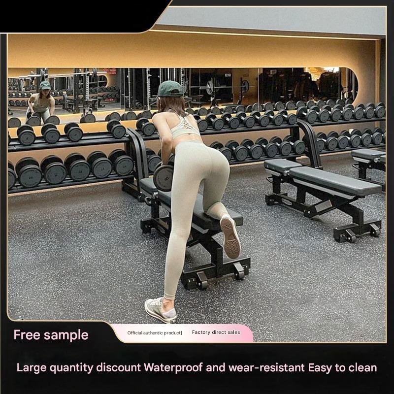 Anti-Static High Quality Flexibility Gym Floor Rubber Mat for Commercial Use