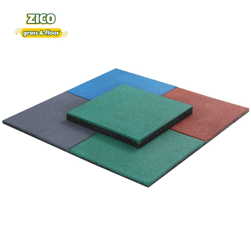 Zico Factory Outdoor Crossfit Sports Playground Gym Flooring Rubber Floor Tiles Mat