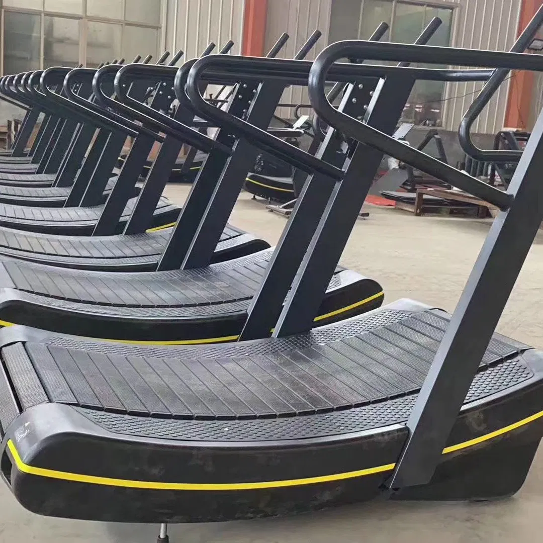 Best Commercial 250kg Non-Motorized Treadmill 1-20km/H Curved Treadmill Self-Propelled Manual Treadmill