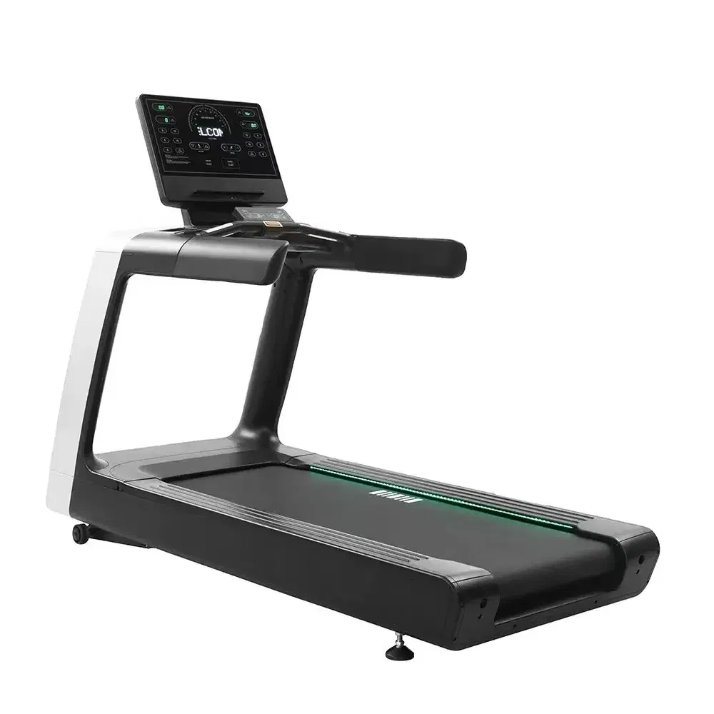 Heavy Duty Commercial Electric Treadmill From China Shock Absorption System LCD Display