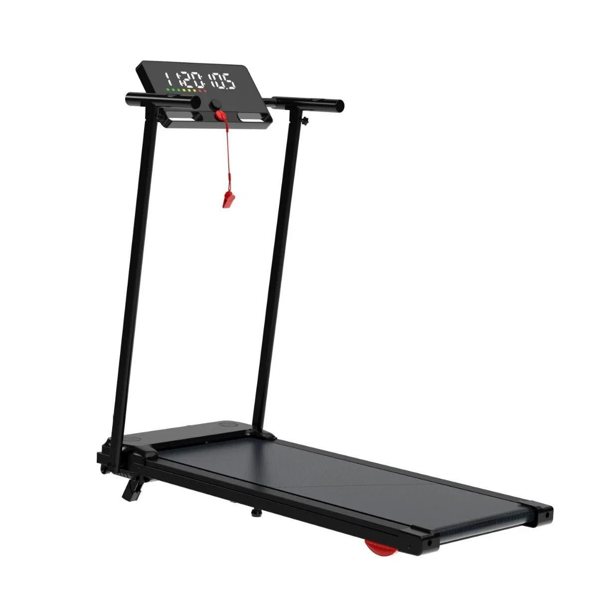 Home Gym Electric Treadmill with Foldable Design and Speed Control