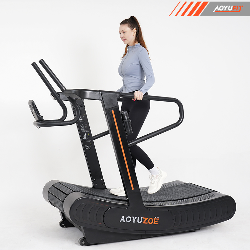 Commercial Grade Non Motorized Treadmill Manual Self Powered Running Equipment