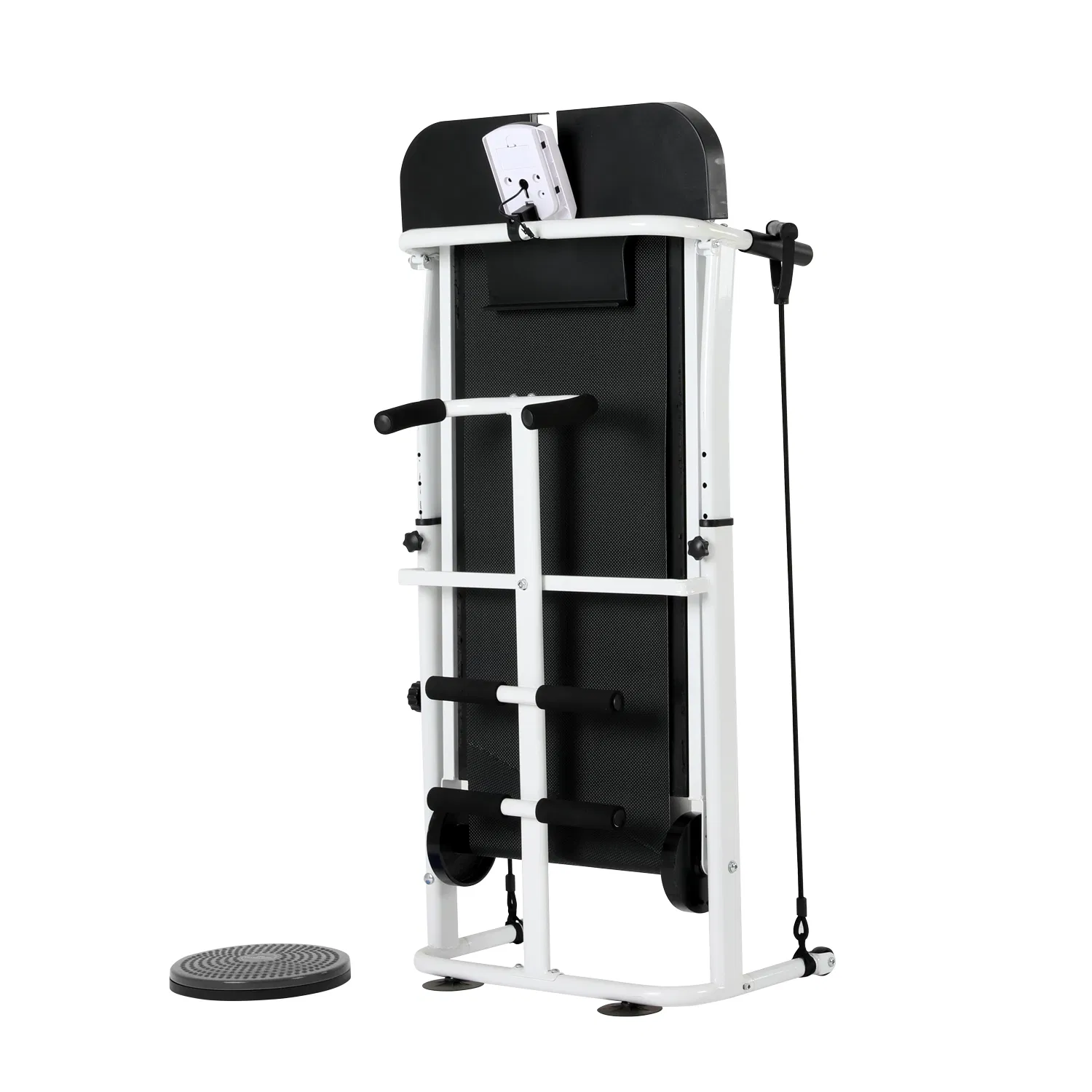 Compact Foldable Home Gym Manual Treadmill with LCD Display