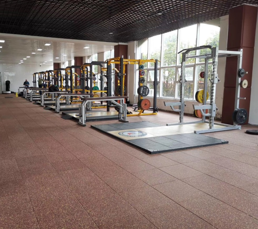 High Elastic Indoor Rubber Mats for Fitness