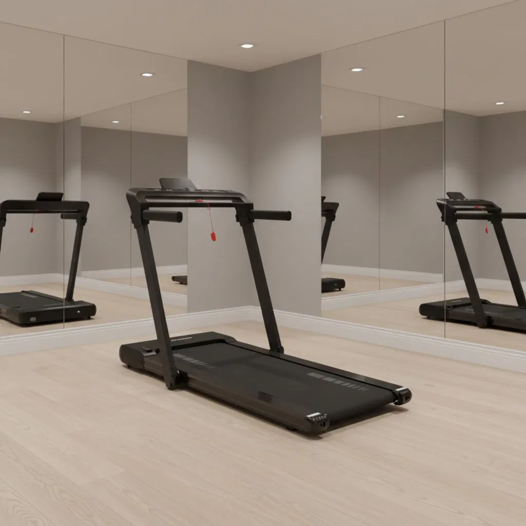 China Manufacturing Home Compact Folding Walking Treadmill for Cardiovascular Health