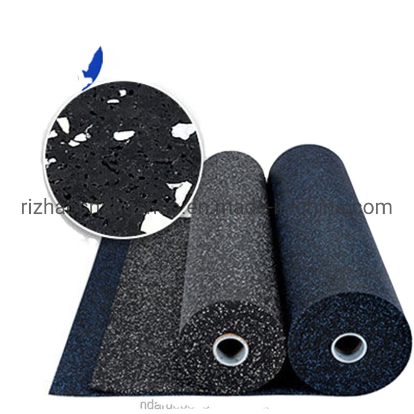 Eco-Friendly Rubber Roll Puzzle Flooring Covering Floor Gymnastic Mats EPDM SBR Fitness Anti-Slip Wear-Resisting Durable Anti-Static Gym Rubber Flooring Rolls