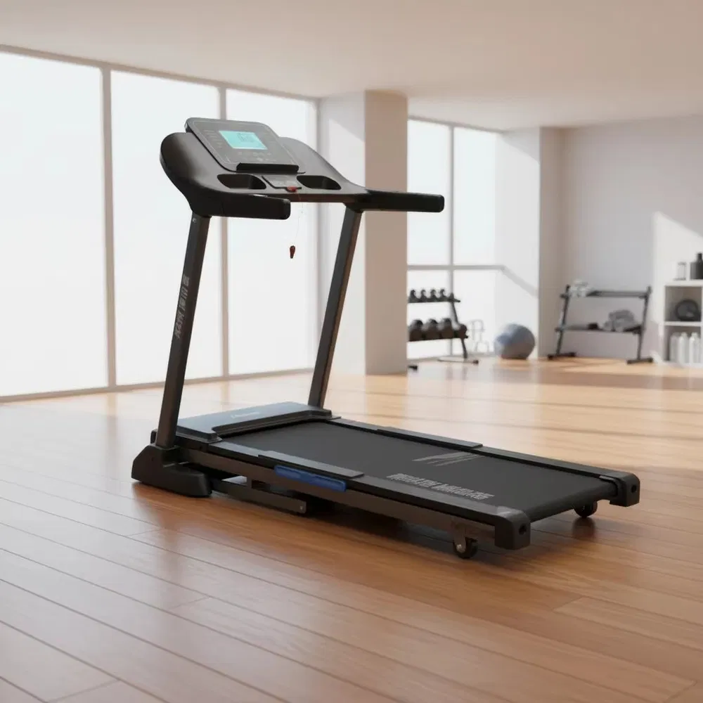 Adjustable Speed Mt296 ABS Material Electric Sports Treadmill for Home Workout