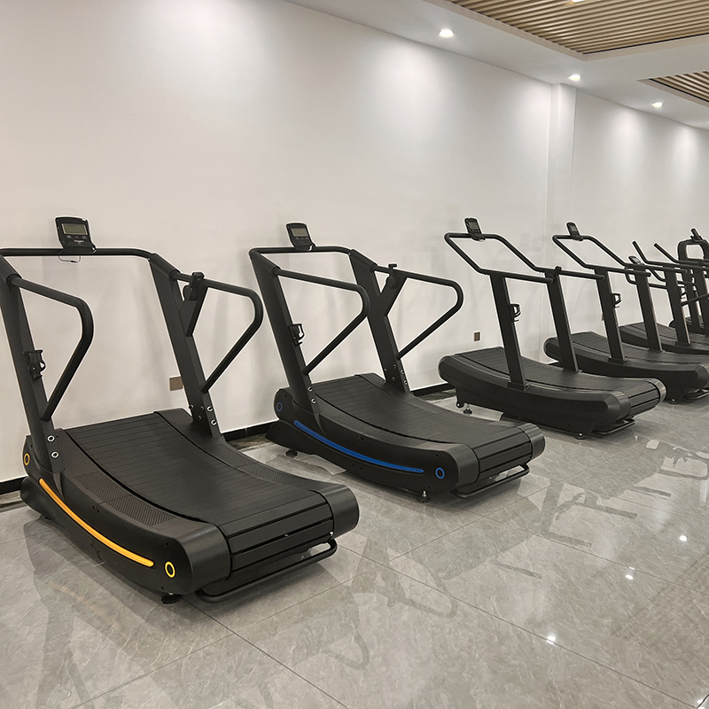 Best Commercial 250kg Non-Motorized Treadmill 1-20km/H Curved Treadmill Self-Propelled Manual Treadmill