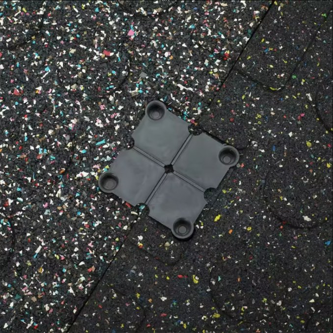 High Efficiency Soundproof Black Anti-Static Gym Rubber Floor Mat