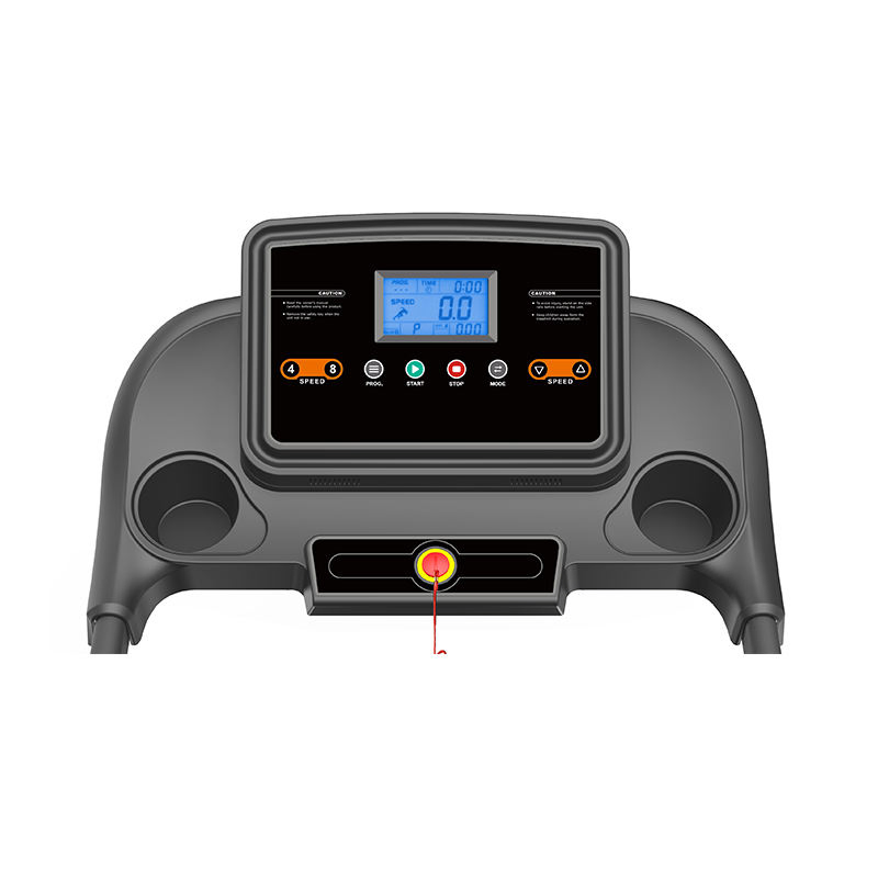 Kstar Home Electric Motorized LCD Display Folding Treadmills 3 Level Manual Incline