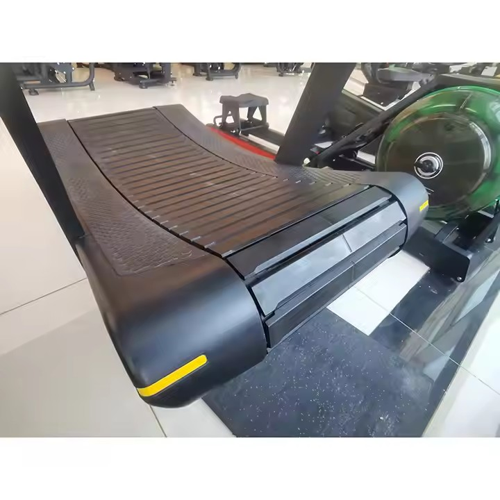 Best Commercial 250kg Non-Motorized Treadmill 1-20km/H Curved Treadmill Self-Propelled Manual Treadmill