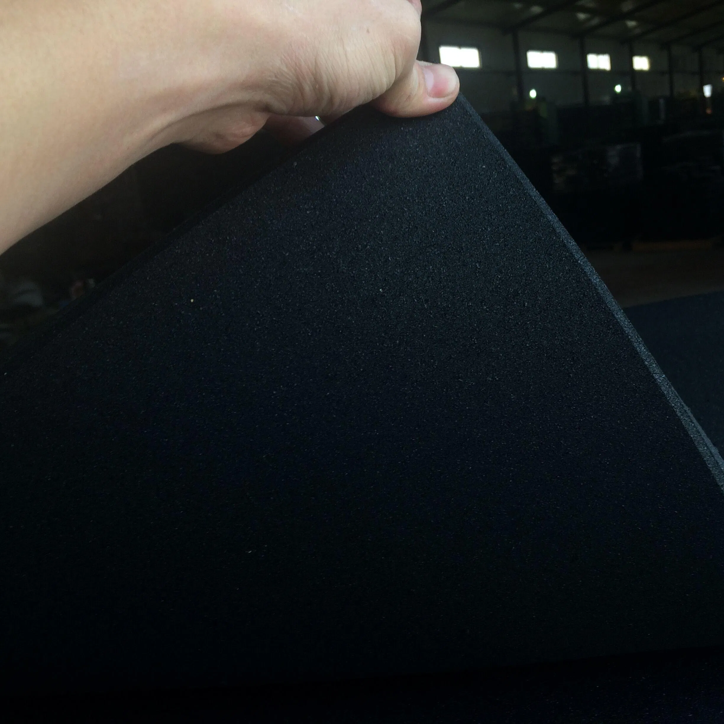 Zico All Fine Particles Anti-Static and Slip -Resistant Gym Rubber Floor Mat