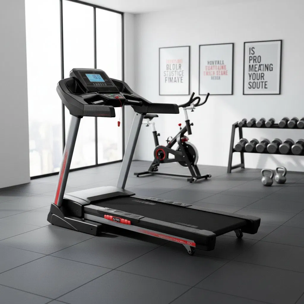 Healthmate New Design with Hydraulic Cylinder Household Fashion Treadmill