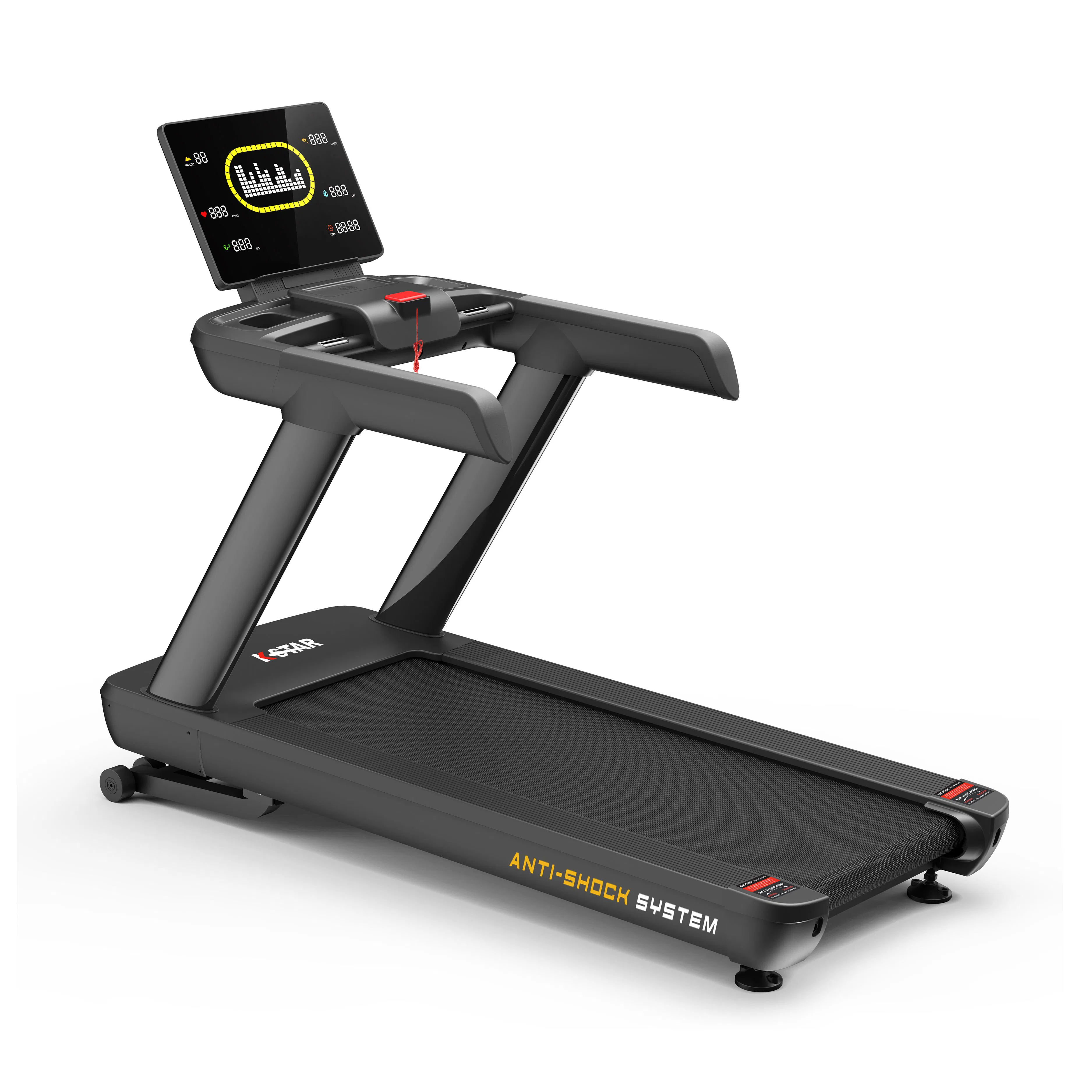 Kstar Heavy Duty Running Exercise Loopband Gym Professional Commercial Indoor LED Screen Treadmill with Auto Incline