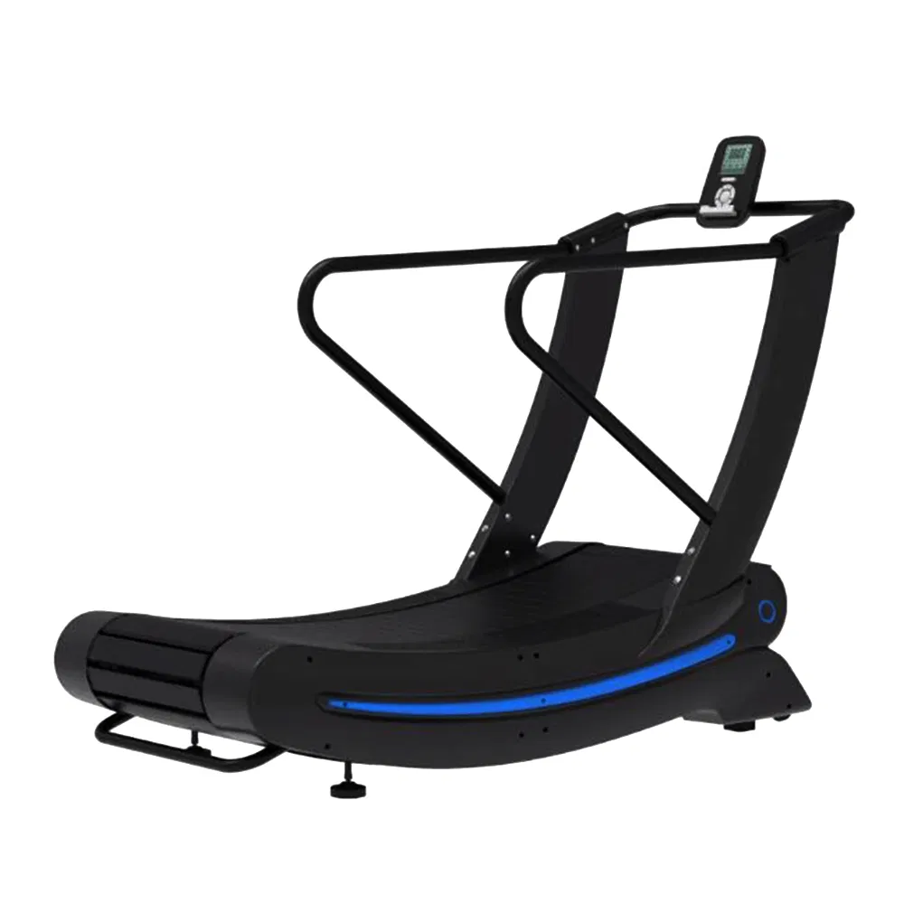 Commercial Heavy Duty Self Powered Curved Treadmill Without Noise Manual Mechanical Air Runner