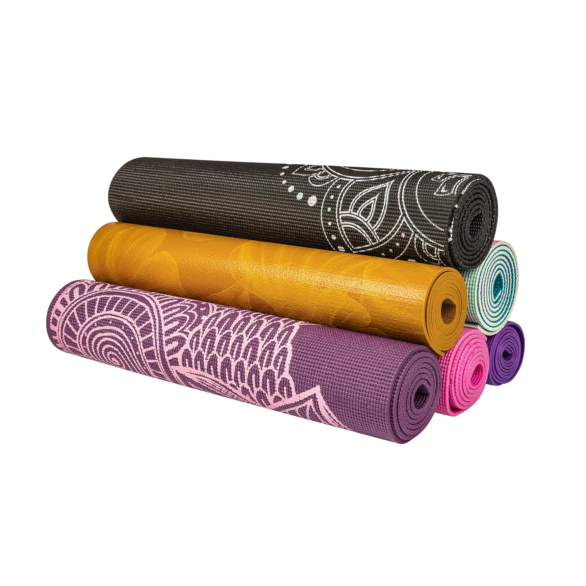 Anti Static Durable Gym Equipment Eco Friendly TPE PU Yoga Mat with Custom Pattern