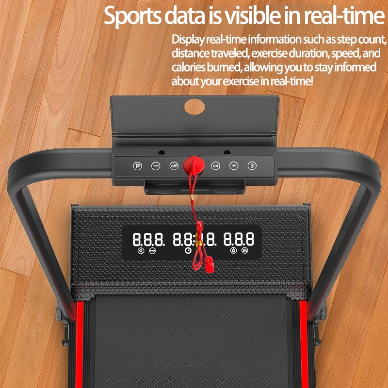 Space Saved Foldable Home Gym Electric Walking Treadmill Machine