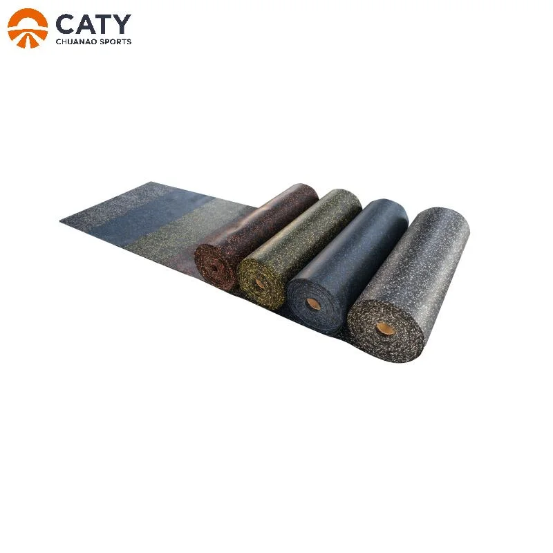 Best Quality EPDM/SBR Waterproof Gym Fitness Anti-Slip Acoustic Rubber Sheet Rubber Flooring Rubber Rolls Rubber Mat