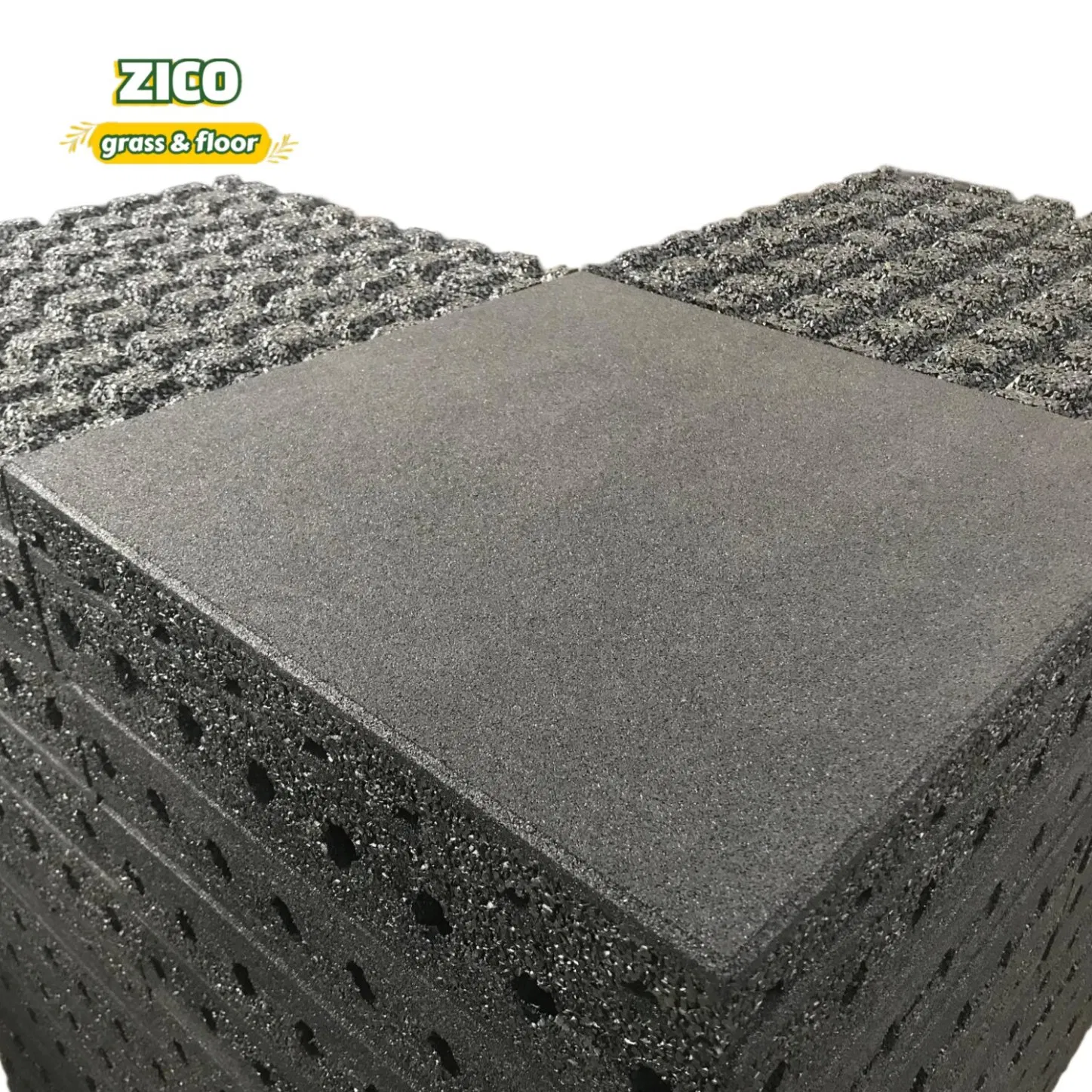 Zico Factory Anti-Slip Gym Flooring Rubber Floor Mat for Crossfit Sports Gymnastic Mat