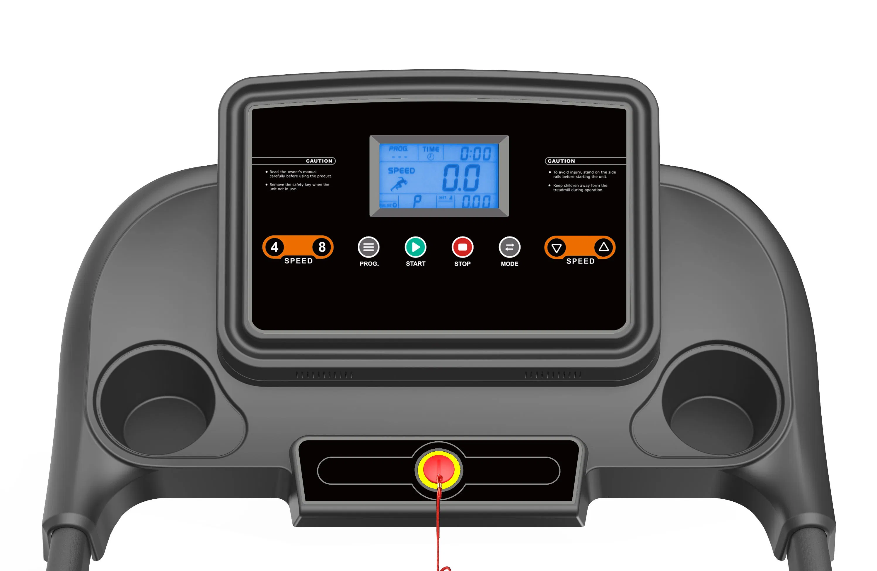 Kstar Foldable Home Fitness Treadmill with 3-Level Manual Incline Loopband